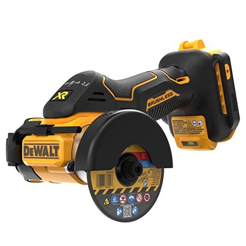 DEWALT 20V MAX Cut Off Tool, 3 in 1, Brushless, Power Through Difficult Materials, Connected LED Work Light, Bare Tool Only (DCS438B)