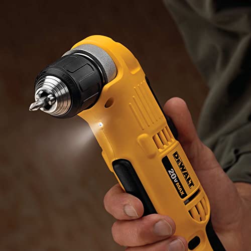 DEWALT 20V MAX Right Angle Cordless Drill/Driver Kit (DCD740C1)