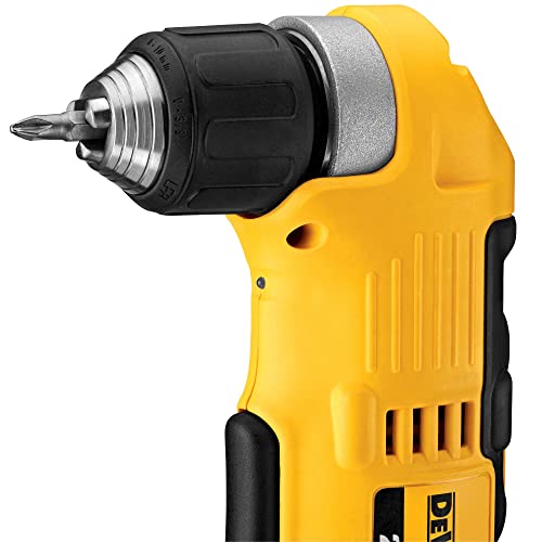 DEWALT 20V MAX Right Angle Cordless Drill/Driver Kit (DCD740C1)