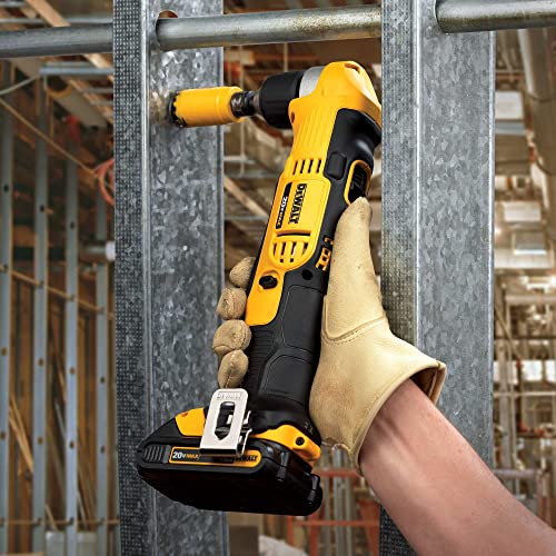 DEWALT 20V MAX Right Angle Cordless Drill/Driver Kit (DCD740C1)