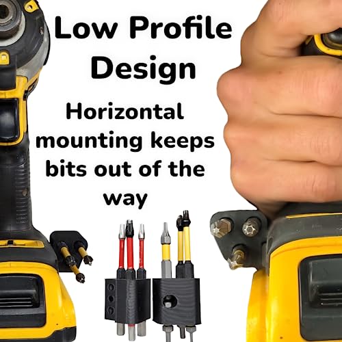 Drill Bit Holder - DeWalt 20v/12v. 1/4" inch Drill bit holder and tool organizer