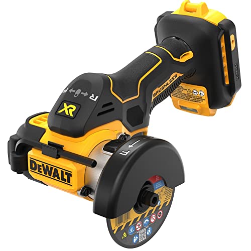 DEWALT 20V MAX Cut Off Tool, 3 in 1, Brushless, Power Through Difficult Materials, Connected LED Work Light, Bare Tool Only (DCS438B)