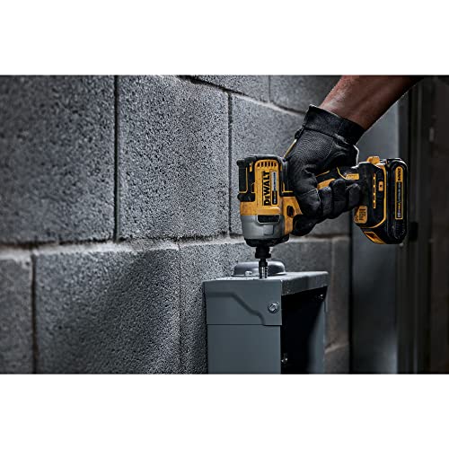 DEWALT 20V MAX Cordless Impact Driver Kit, Brushless, 1/4" Hex Chuck, 2 Batteries and Charger (DCF787C2)